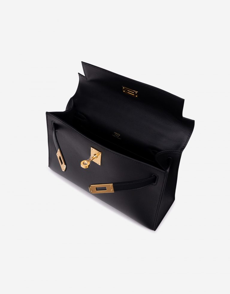 Hermès Kelly Pochette Swift Black
