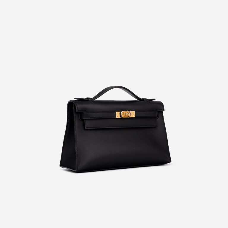 Hermès Kelly Pochette Swift Black