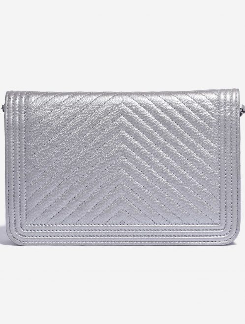 Chanel Boy WOC Caviar Silver