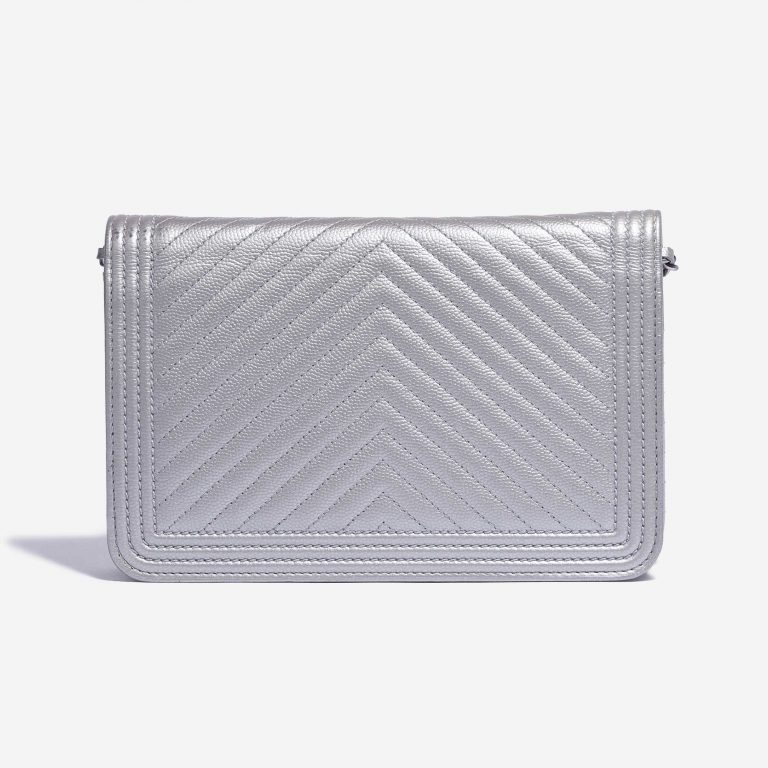 Chanel Boy WOC Caviar Silver