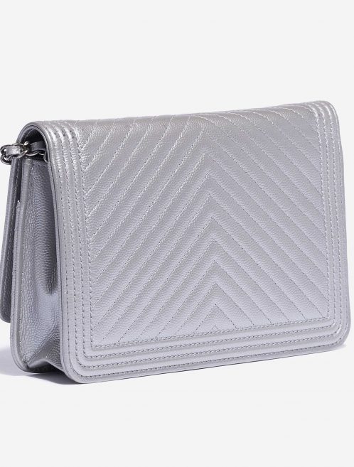 Chanel Boy WOC Caviar Silver