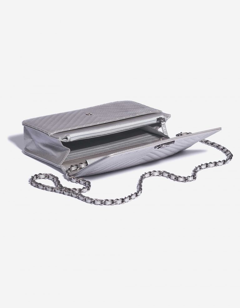 Chanel Boy WOC Caviar Silver