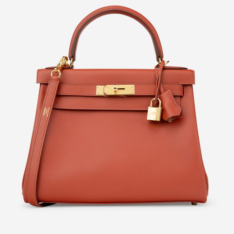 Hermès Kelly 28 Evercolor Brique