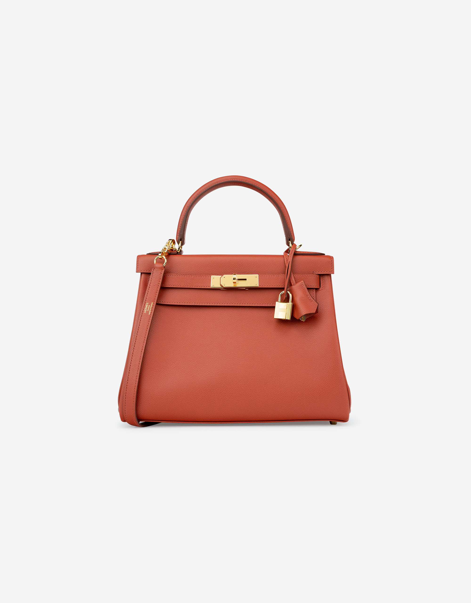 Hermès Kelly 28 Evercolor Brique | SACLÀB