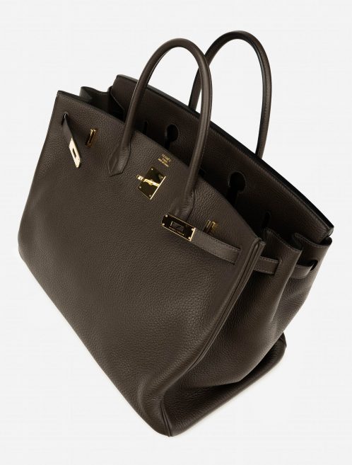 Hermès Birkin 40 Taurillon Clemence Vert Bronze