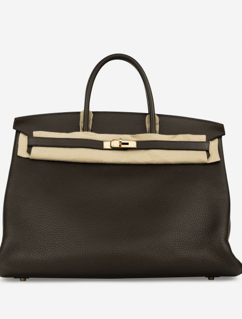Hermès Birkin 40 Taurillon Clemence Vert Bronze