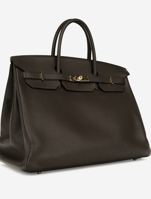 Hermès Birkin 40 Taurillon Clemence Vert Bronze
