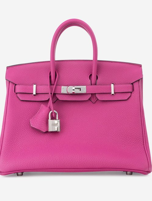Pre-owned Hermès bag Birkin 25 Togo Rose Pourpre Pink | Sell your designer bag on Saclab.com