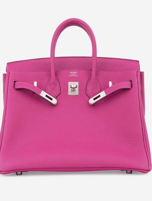 Pre-owned Hermès bag Birkin 25 Togo Rose Pourpre Pink | Sell your designer bag on Saclab.com