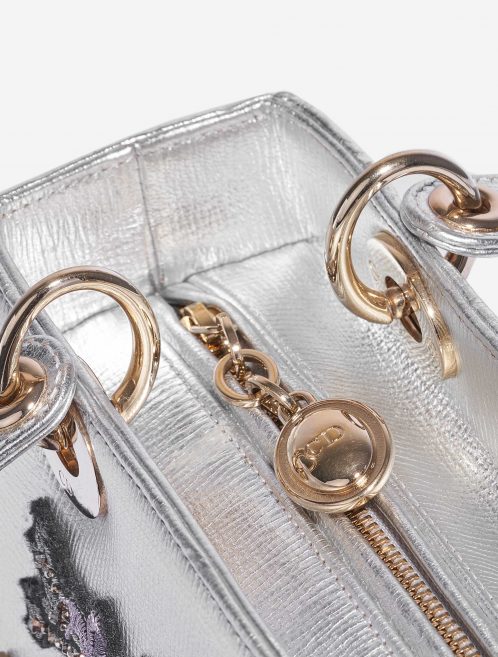 Dior Lady Medium Calf Silver