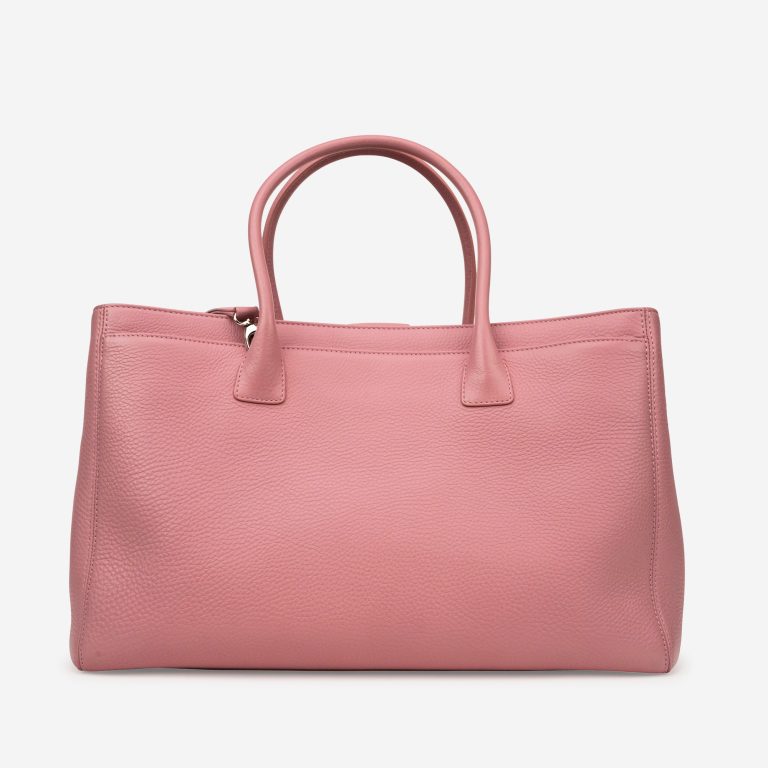Pre-owned Chanel bag Shopper Medium Calf Pink Pink | Sell your designer bag on Saclab.com