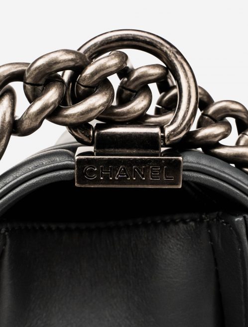 Chanel Boy Medium Lamb Traffic Grey