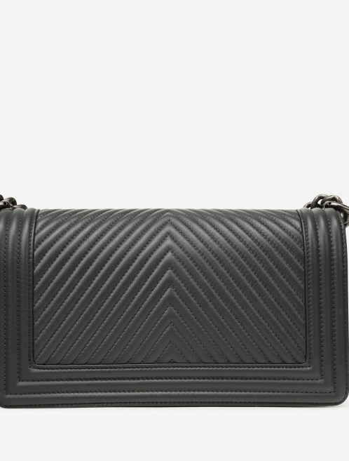 Chanel Boy Medium Lamb Traffic Grey