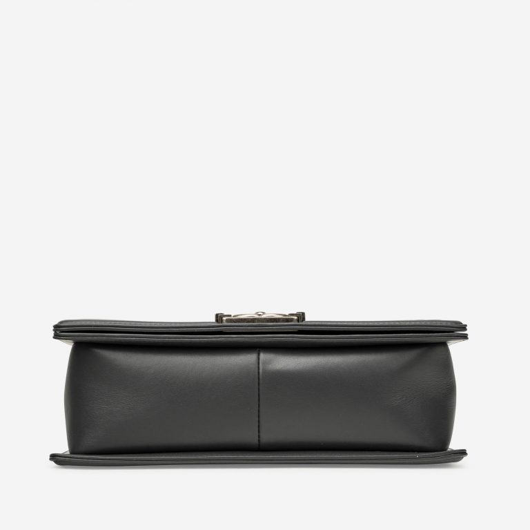 Chanel Boy Medium Lamb Traffic Grey