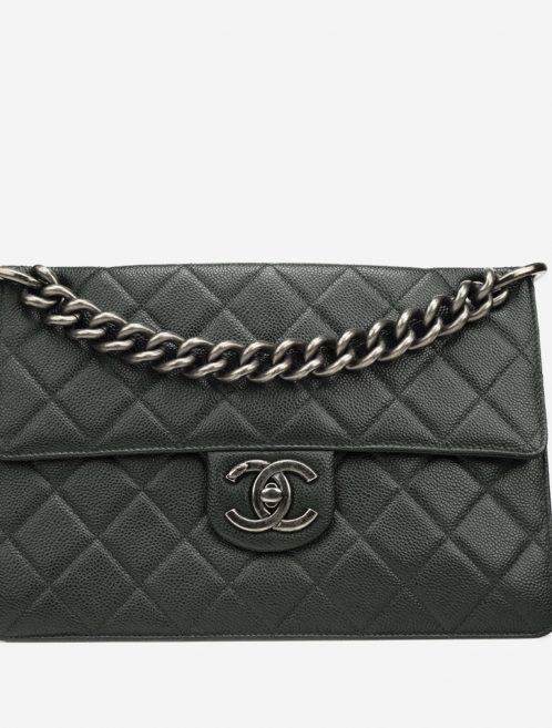 Chanel Timeless Large Caviar Green