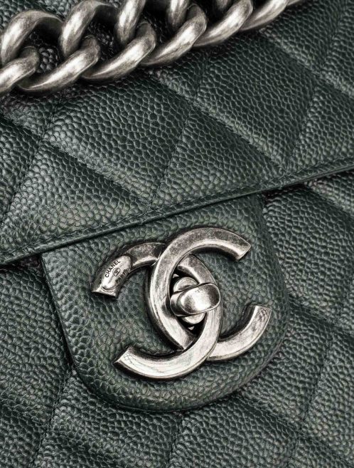 Chanel Timeless Large Caviar Green