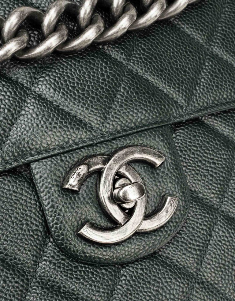 Chanel Timeless Large Caviar Green