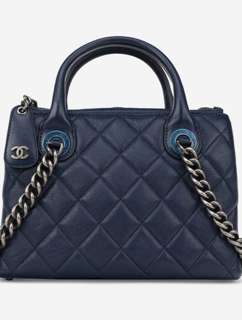 Chanel Shopper Small Chevre Blue