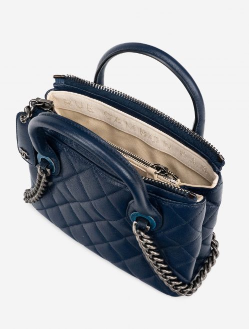 Chanel Shopper Small Chevre Blue