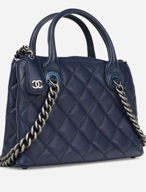 Chanel Shopper Small Chevre Blue