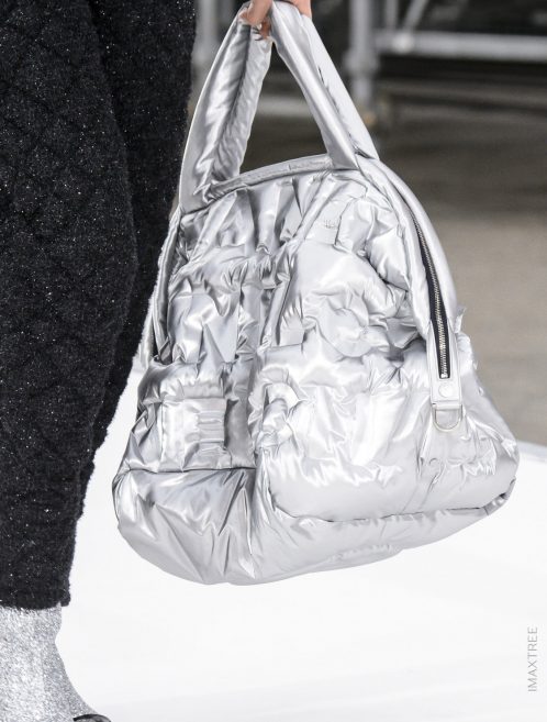 Chanel Shopper XXL Nylon Silver