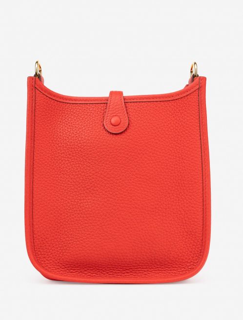 Pre-owned Hermès bag Evelyne 16 Taurillon Clemence Rouge De Coeur Red | Sell your designer bag on Saclab.com