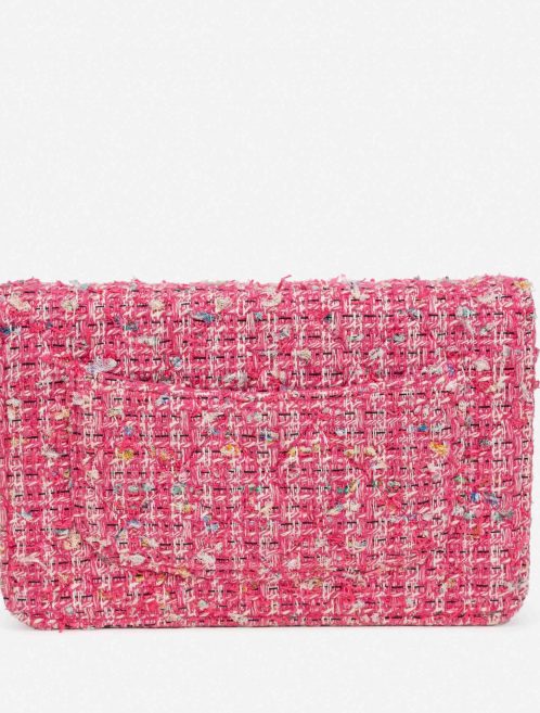 Pre-owned Chanel bag Timeless WOC Tweed Pink Multicolour, Pink | Sell your designer bag on Saclab.com