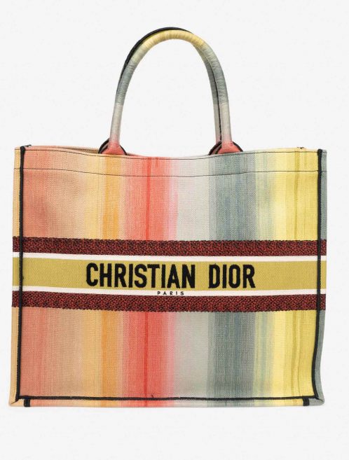 Pre-owned Dior bag Book Tote Large Canvas Multicolour Multicolour | Sell your designer bag on Saclab.com