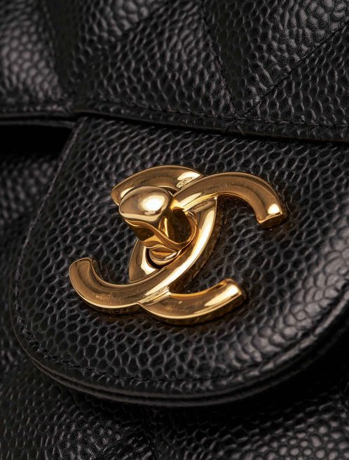 Pre-owned Chanel bag Timeless Jumbo Caviar Black Black | Sell your designer bag on Saclab.com