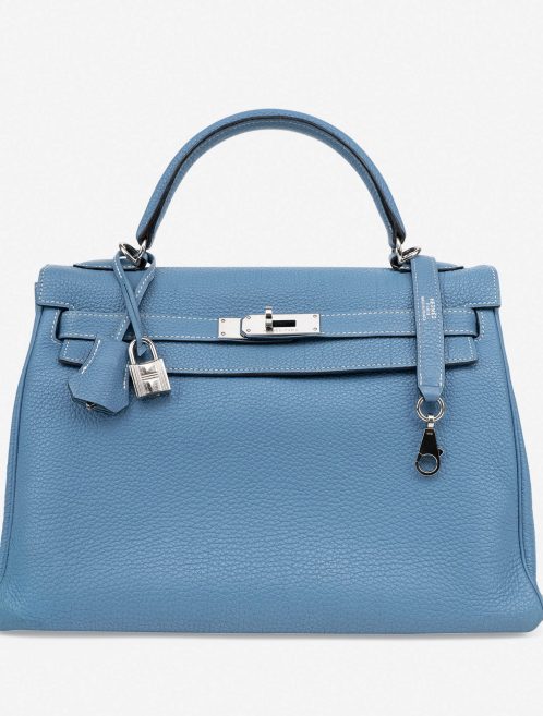 Hermès Kelly 32 Togo Blue Jean