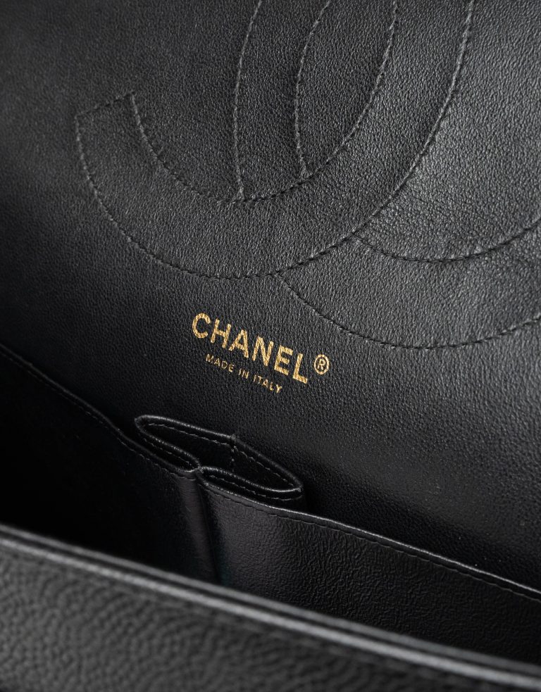 Chanel 2.55 227 Caviar Black