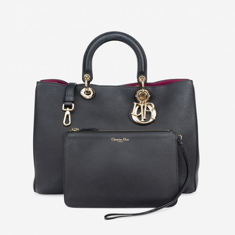 Dior Diorissimo Large Calf Black
