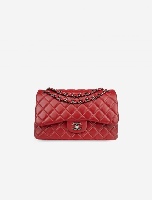Chanel Timeless Classic Jumbo Lamb Red