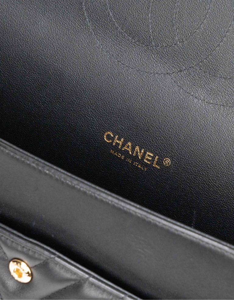Chanel Timeless Maxi Lamb Chevron Black