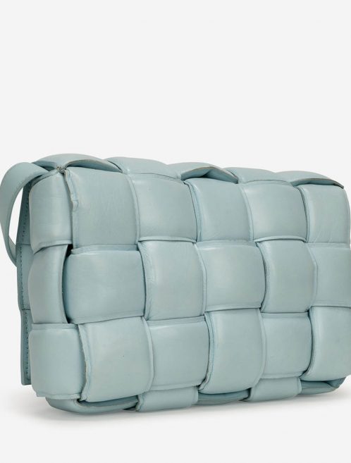 Pre-owned Bottega Veneta bag Cassette Medium Calf Topaz Blue | Sell your designer bag on Saclab.com