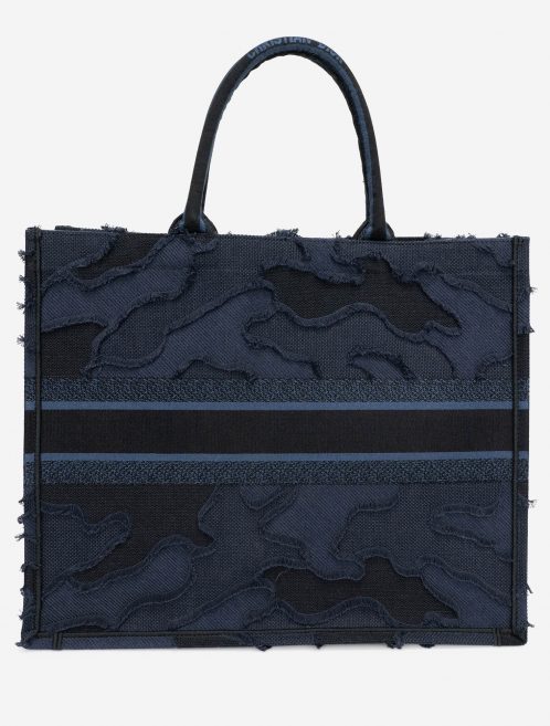 Pre-owned Dior bag Book Tote Large Camouflage Embroidery Blue Blue | Sell your designer bag on Saclab.com