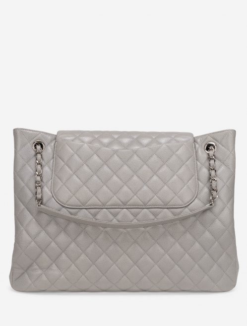 Pre-owned Chanel bag Timeless Shopper Caviar Grey | Sell your designer bag on Saclab.com