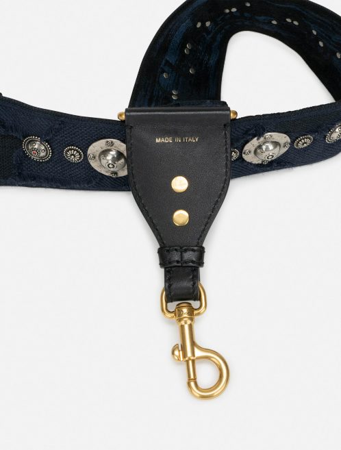 Dior Shoulder Strap Camouflage Embroidery Blue