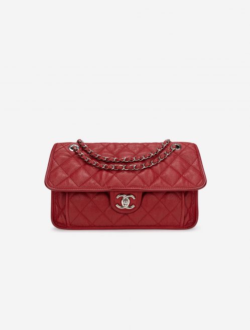 Chanel Timeless French Riviera Jumbo Caviar Red