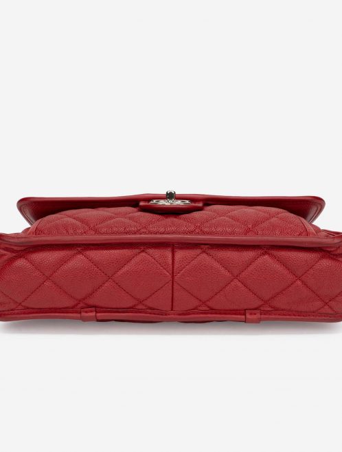 Pre-owned Chanel bag Timeless French Riviera Jumbo Caviar Red Red | Sell your designer bag on Saclab.com