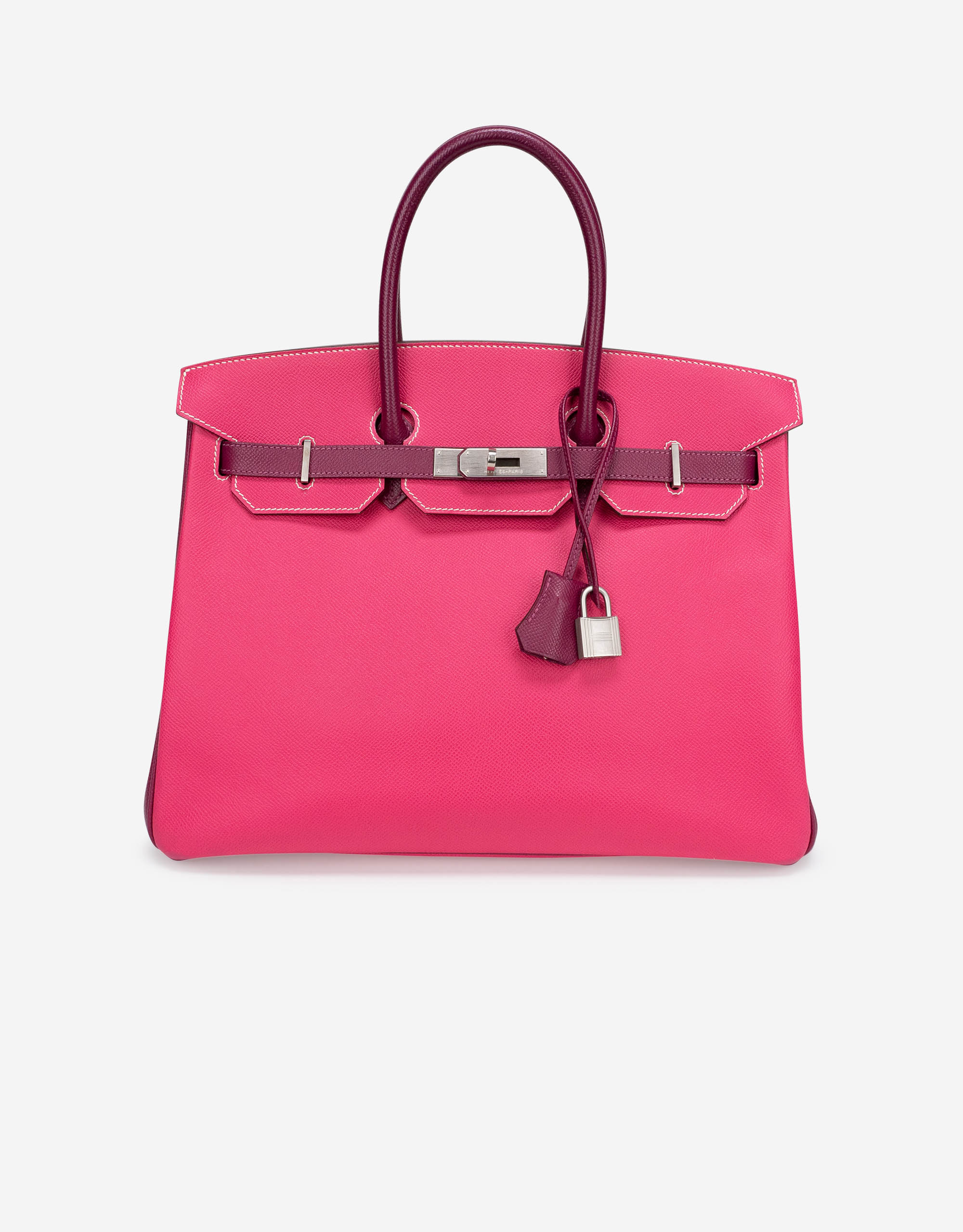 Hermès Birkin 35 HSS Epsom Rose Tyrien / Tosca | SACLÀB