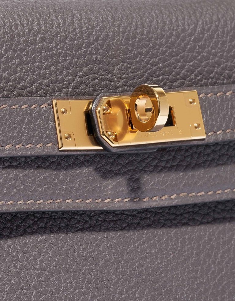 Hermès Kelly 25 Togo Etain Gold Hardware