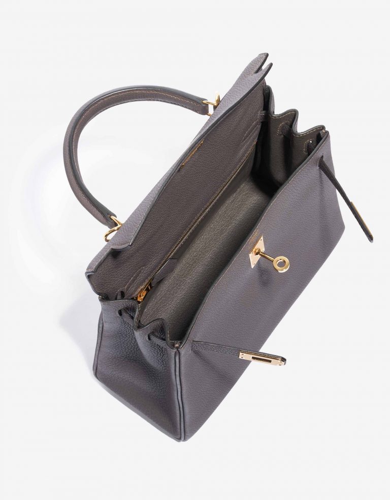 Hermès Kelly 25 Togo Etain Open