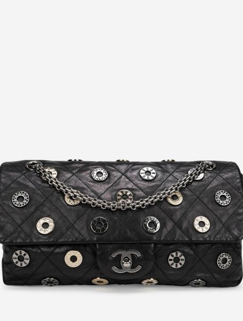 Pre-owned Chanel bag Timeless Medium Swarovski / Chevre Black Black | Sell your designer bag on Saclab.com
