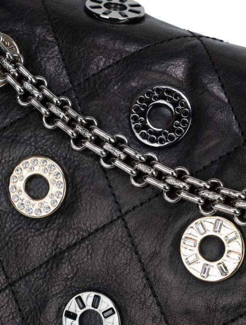 Chanel 2.55 Reissue Medium Swarovski / Chevre Black