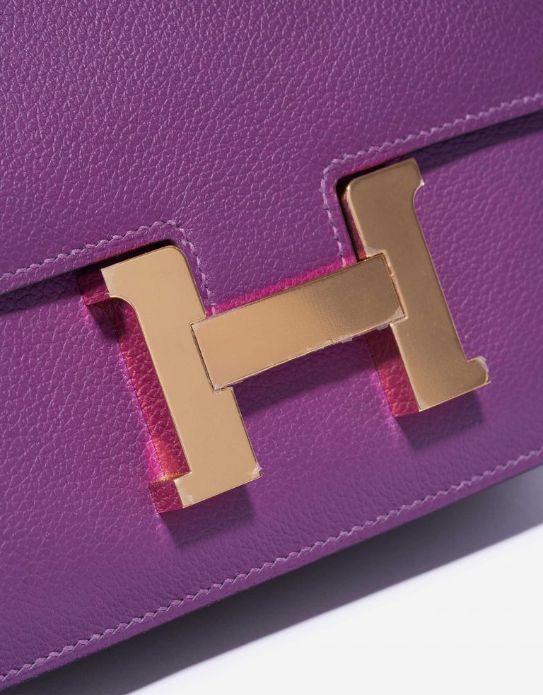 Hermès Constance Mini Evercolor Anemone Gold Hardware