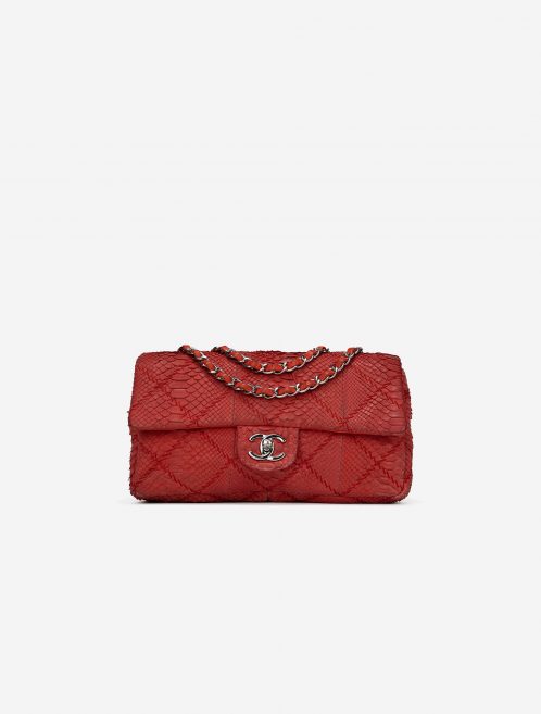 Chanel Timeless Medium Python Red