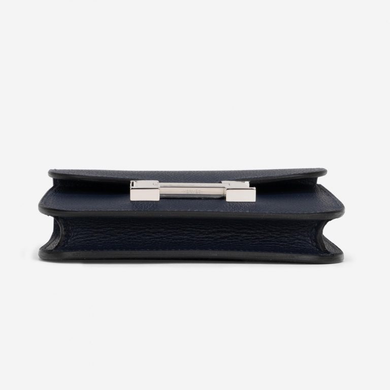 Hermès Constance Portefeuille Slim Evercolor Blue Nuit