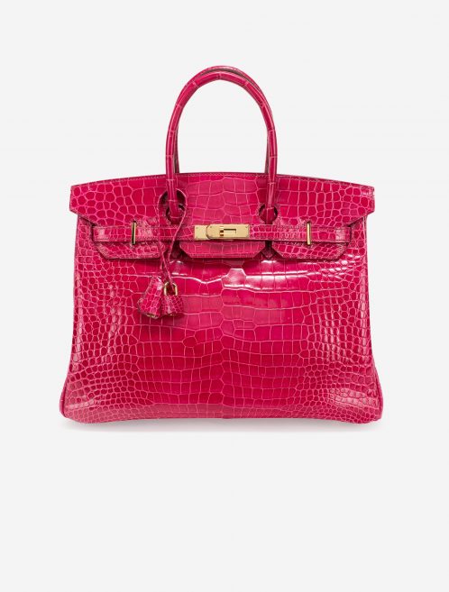 Hermès Birkin 35 Porosus Crocodile Rose Tyrien