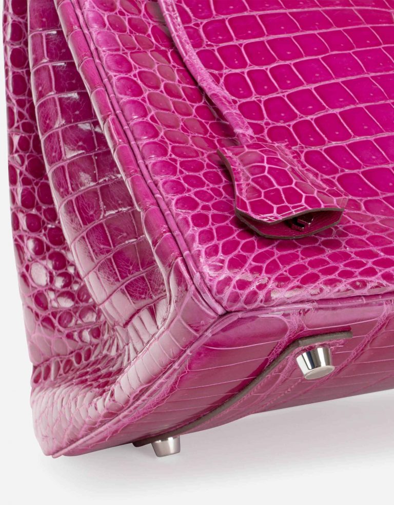 Hermès Birkin 35 Porosus Crocodile Rose Scheherazade